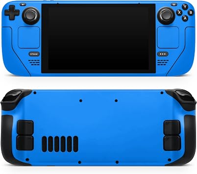 Compatible with Steam Deck - PC Skin Decal Protective Scratch Resistant Vinyl Wrap Gaming Cover - Solid Blue