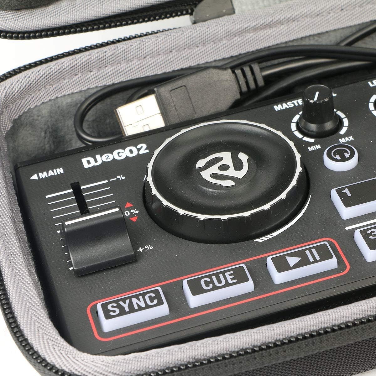 co2CREA Duro Viaggio Custodia Copertina caso per Numark DJ2GO 2 Controller per DJ Portatile(travel case)