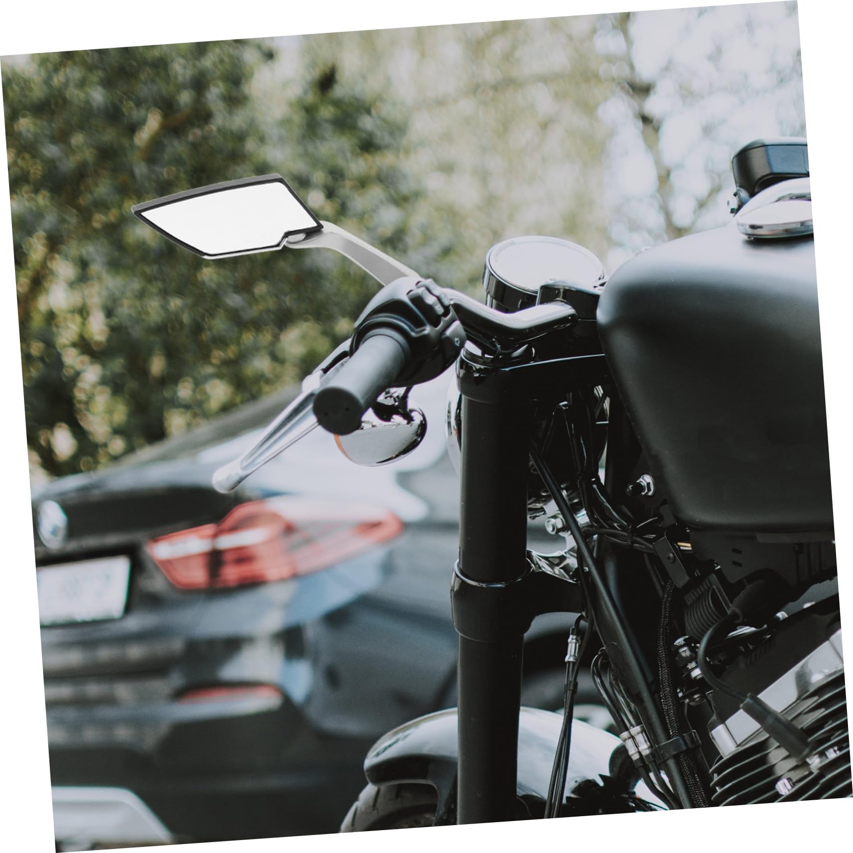 PartyKindom Rétroviseurs pour Moto Rétroviseur de Guidon de Vélo de Scooter Arrière de Moto Latéraux