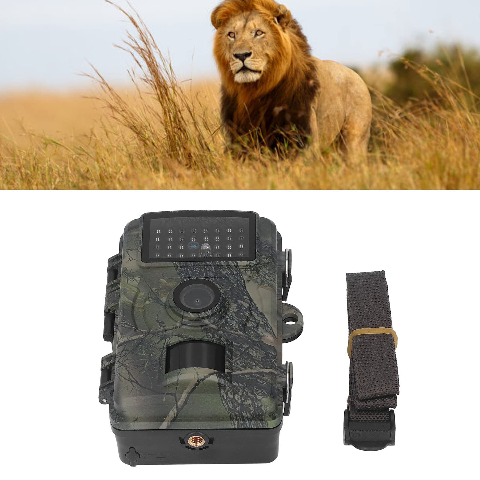 Kamera myśliwska, detekcja 120° PIR Kąt 16M Wildlife Game Camera Szybkość wyzwalania 0,8 s do monitorowania