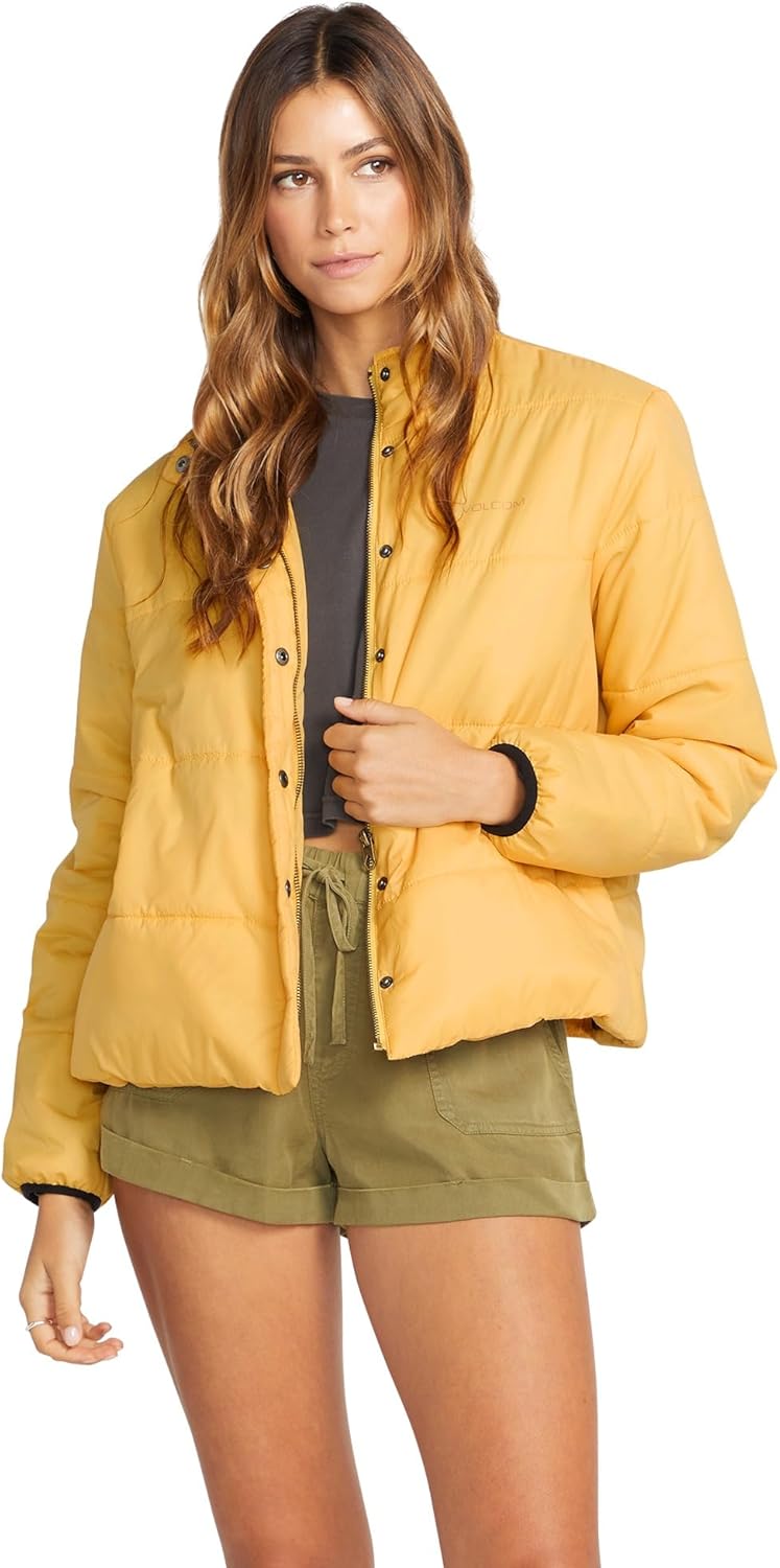 Volcom Women's Not Enuff Puff Zip Jacket