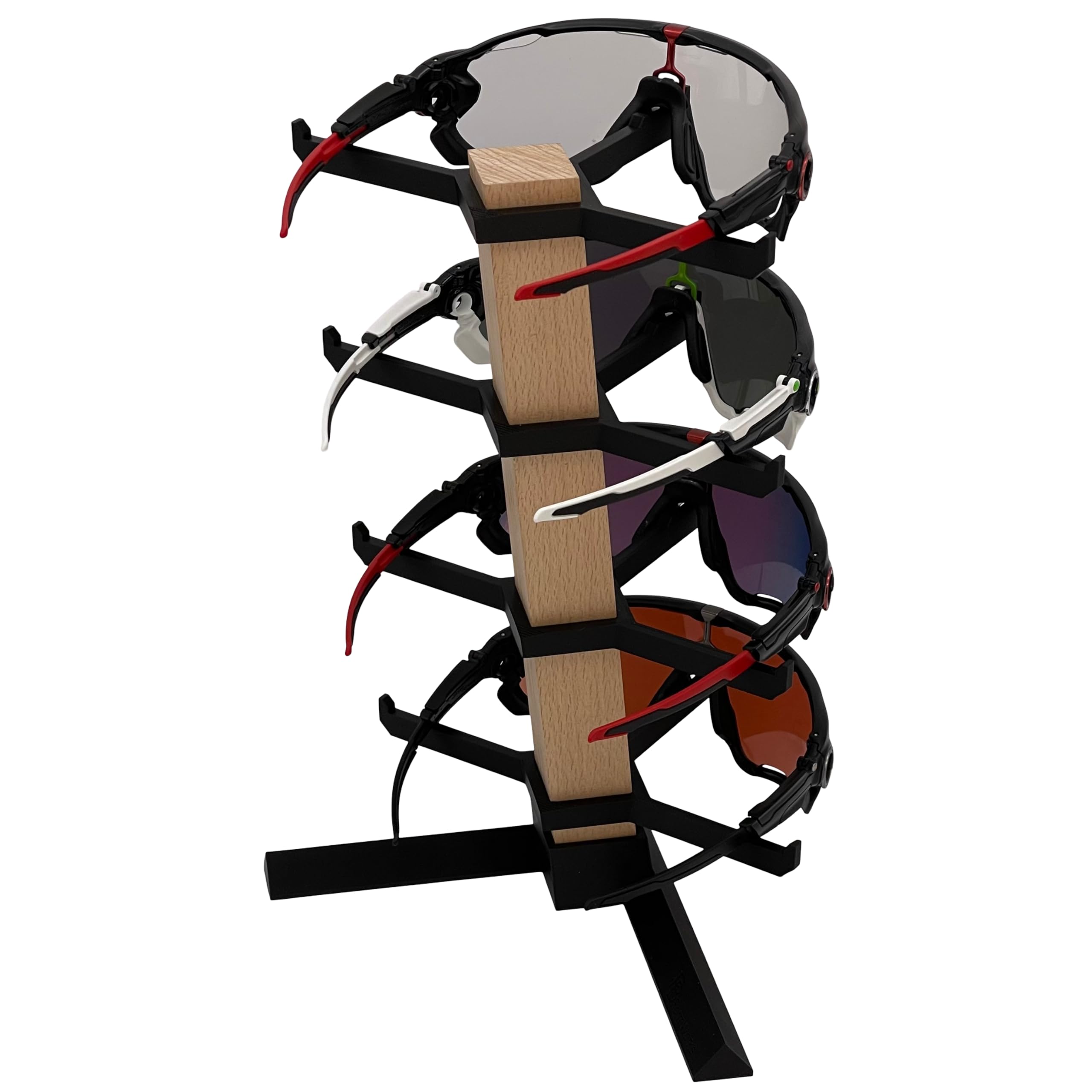 Brillenständer für 4 Brillen Buchenholz Design Brillenhalter modern