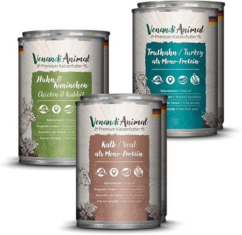 Animal Premium Nourriture Humide pour Chats Venandi