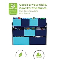 Vista 3 de Delta Children - Organizador de juguetes Deluxe con múltiples compartimentos y contenedores de almacenamiento, certificado Greenguard Gold