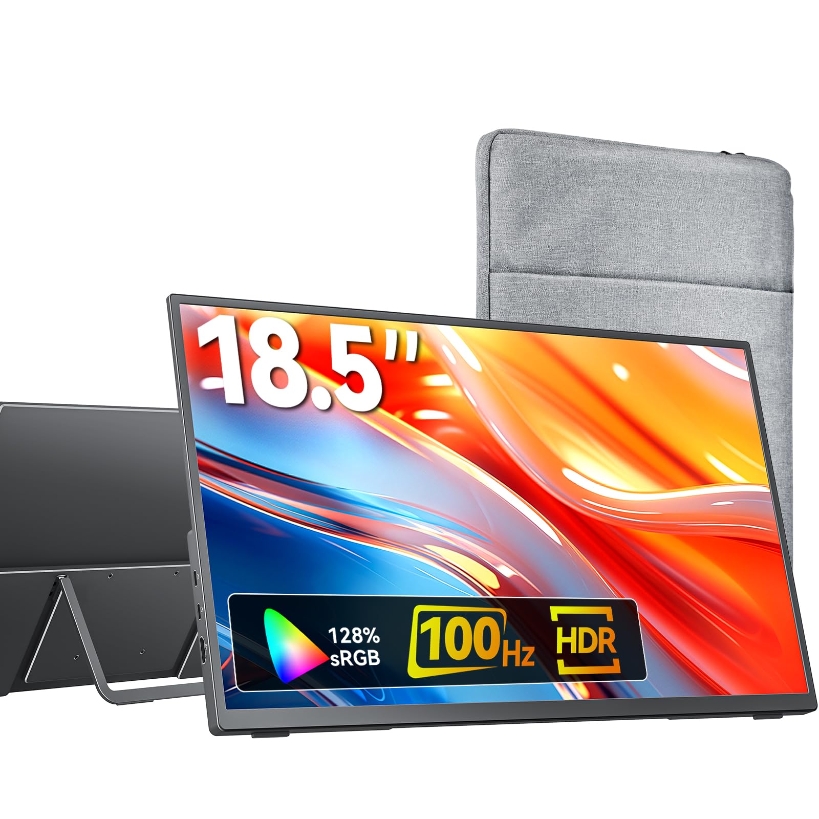 kksmart モバイルモニター 18.5インチ モバイルモニター 18.5インチ kksmart 100hz高速応答 100%広色域