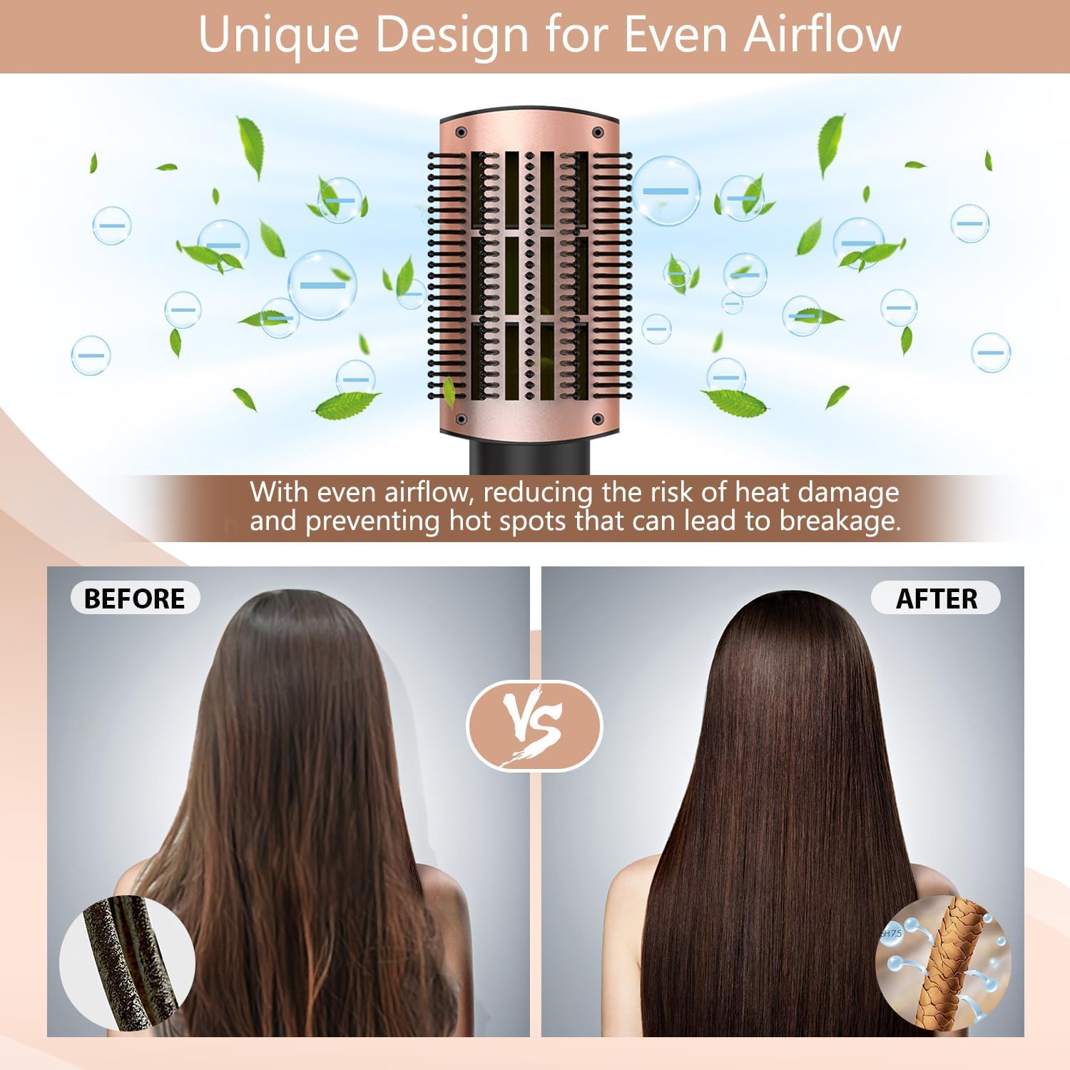 Nicebay Hair Dryer Brush & Multi-Styler Blow Dryer Brush