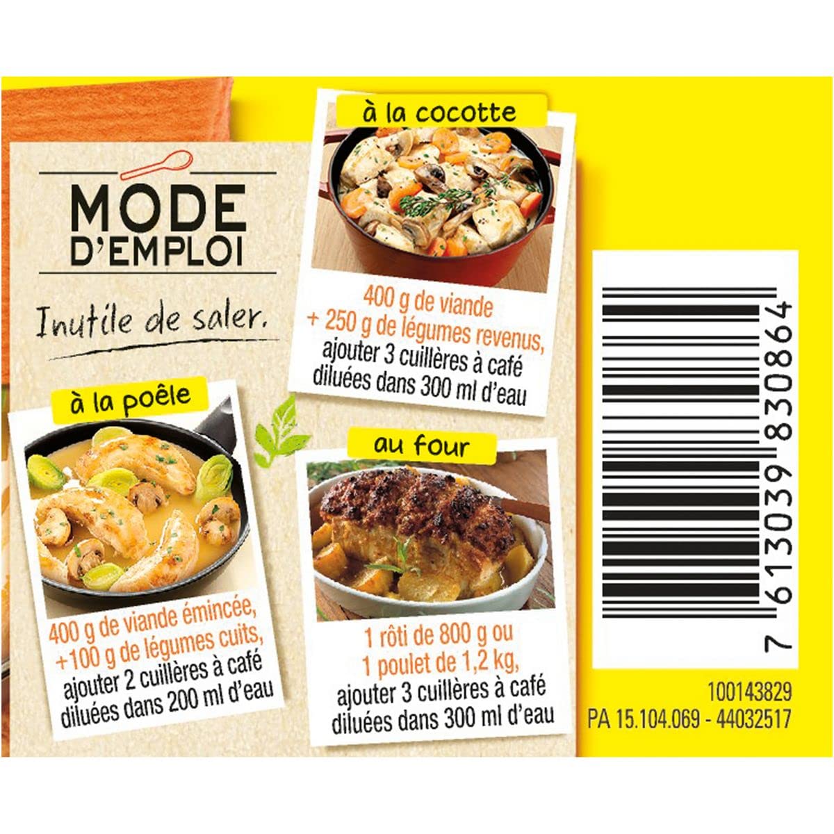 Maggi - Fondo de aves de corral (110 g, 3 unidades)