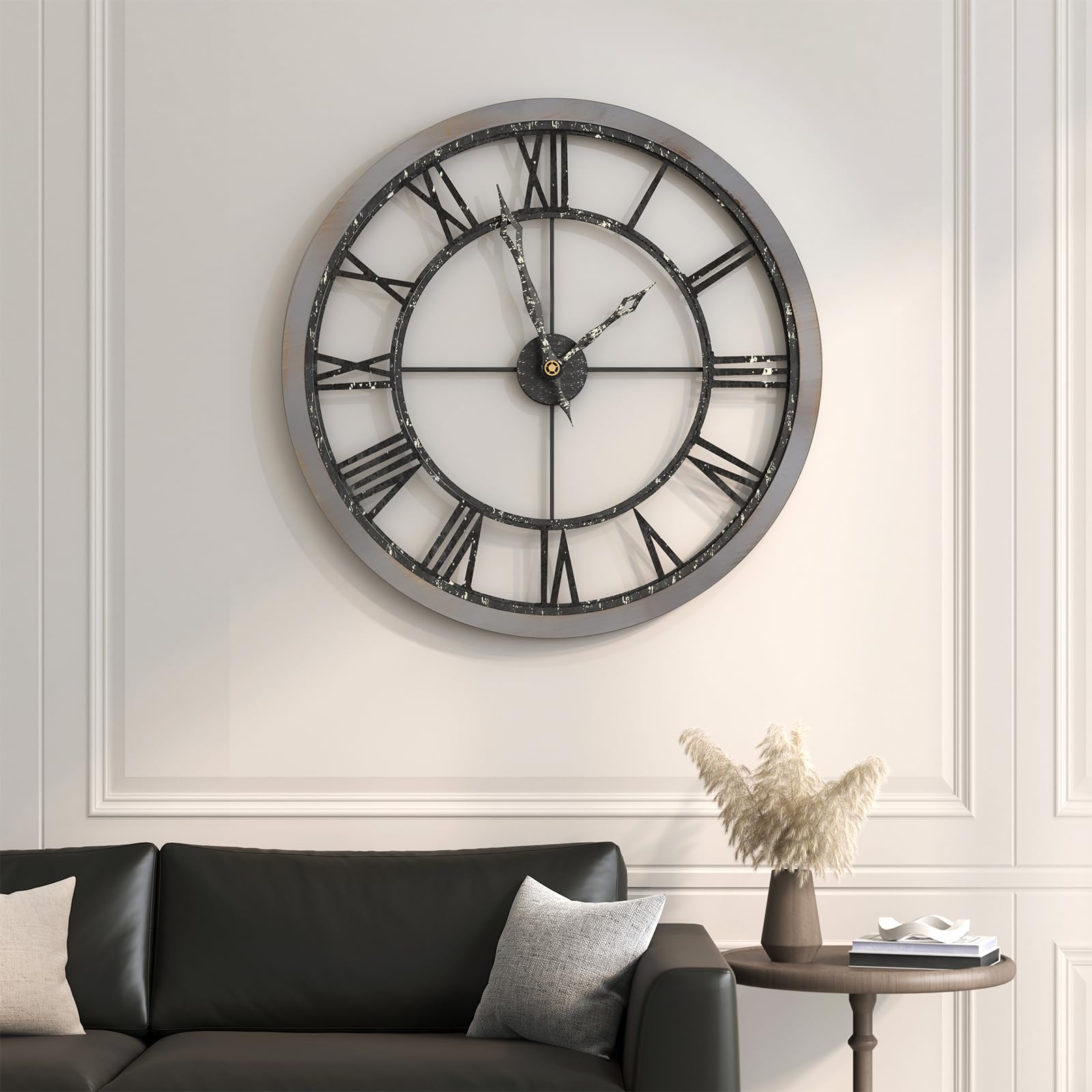 Amazon.com: Cuspin 36 Inch Large Farmhouse Wall Clock for Living