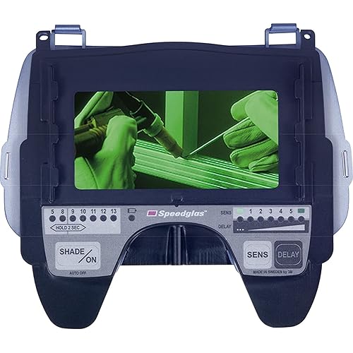 3M Speedglas - Filtro de oscurecimiento automático 9100 V, seguridad de soldadura 06-0000-10, sombras 5, 8-13