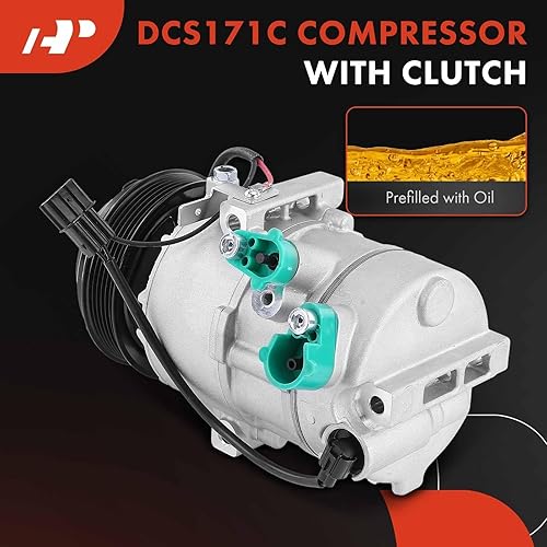 Miniatura 3 de A-Premium Compresor de aire acondicionado con embrague compatible con Hyundai Tucson 2.0L 2014-2015, montaje de 3 pernos