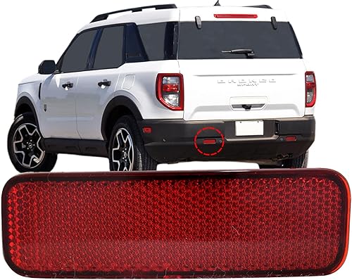 Miniatura 8 de APA - Repuesto para reflector de parachoques trasero 2021 2022 BRONCO Sport pasajero derecho M1PZ13A565A FO1185123