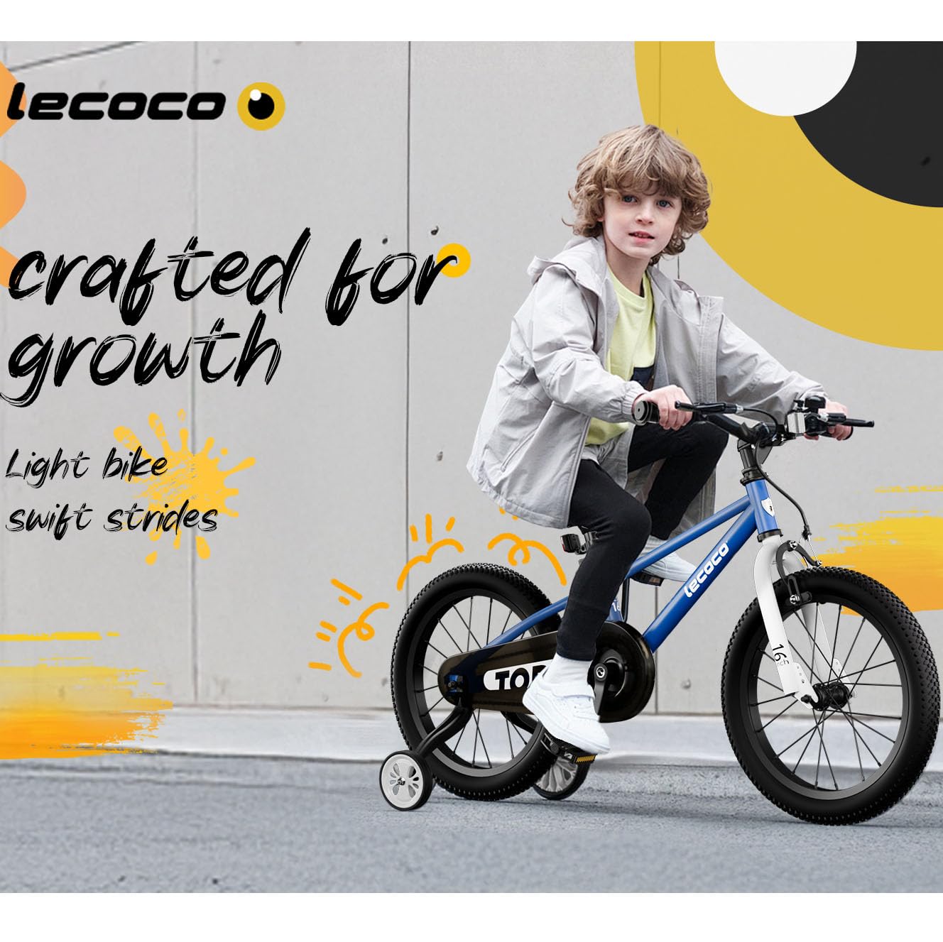 Amazon.com : lecoco Kids Bike for Boys and Girls with Training