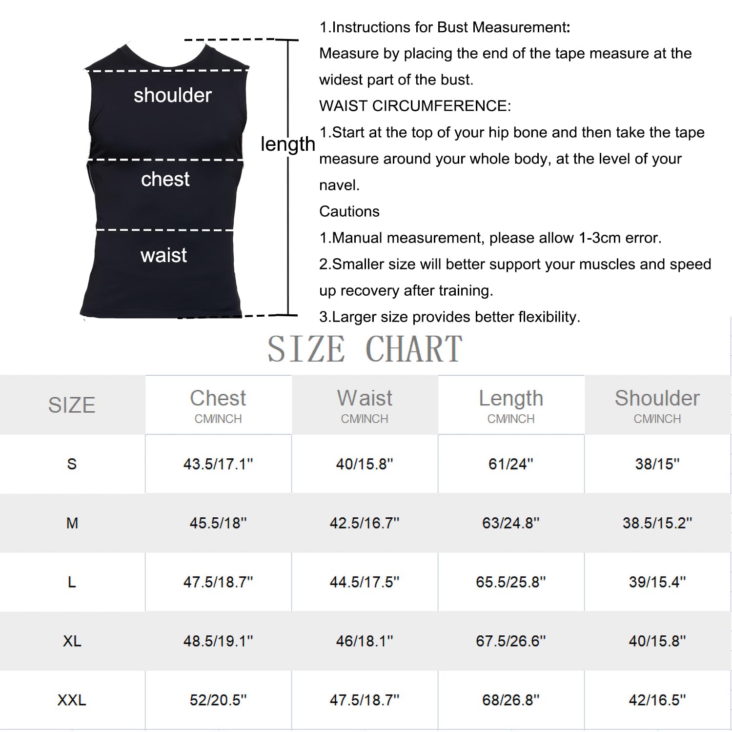 Camiseta de compresión sin Mangas para Hombre para Deportiva,Camisetas de Correr ranspirable Secado Rápido para Hombre,Tops de Compresión Jogging Fitness