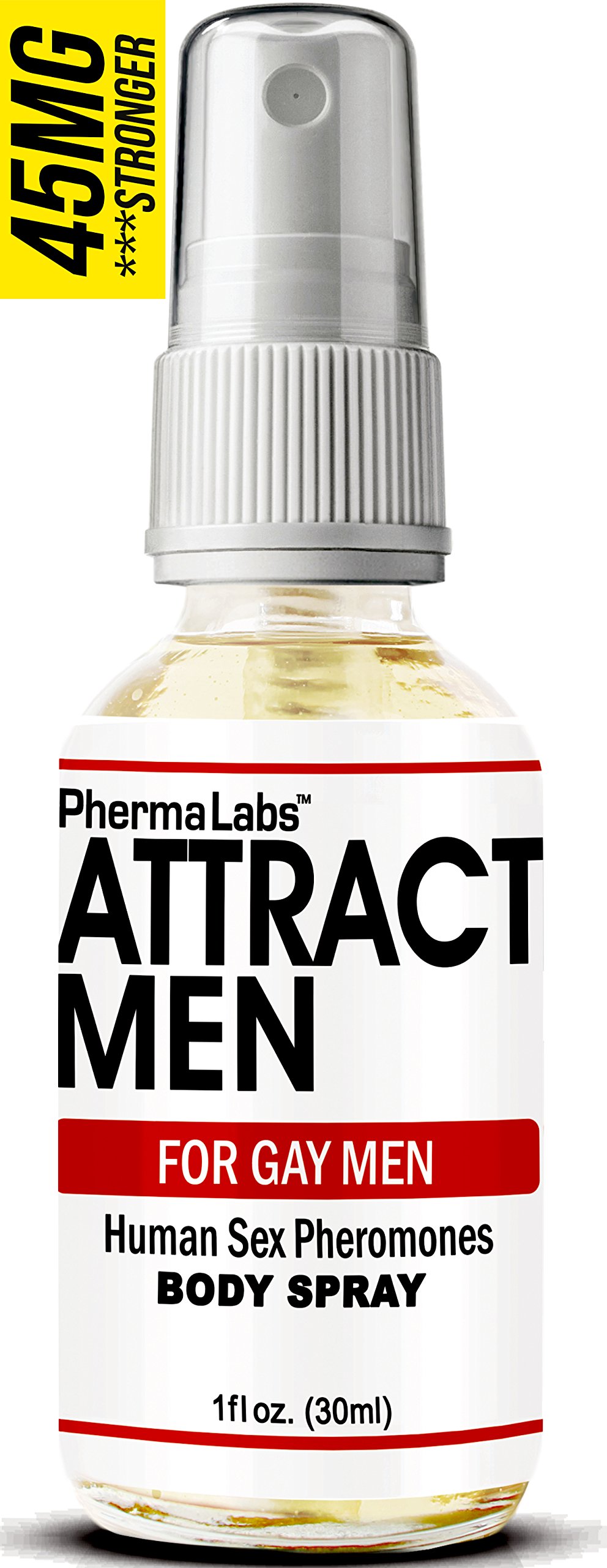 PhermaLabs Pheromones Infused Body Spray to Attract Men for Gay Men- 1oz (30 ml) - Highest Concentra