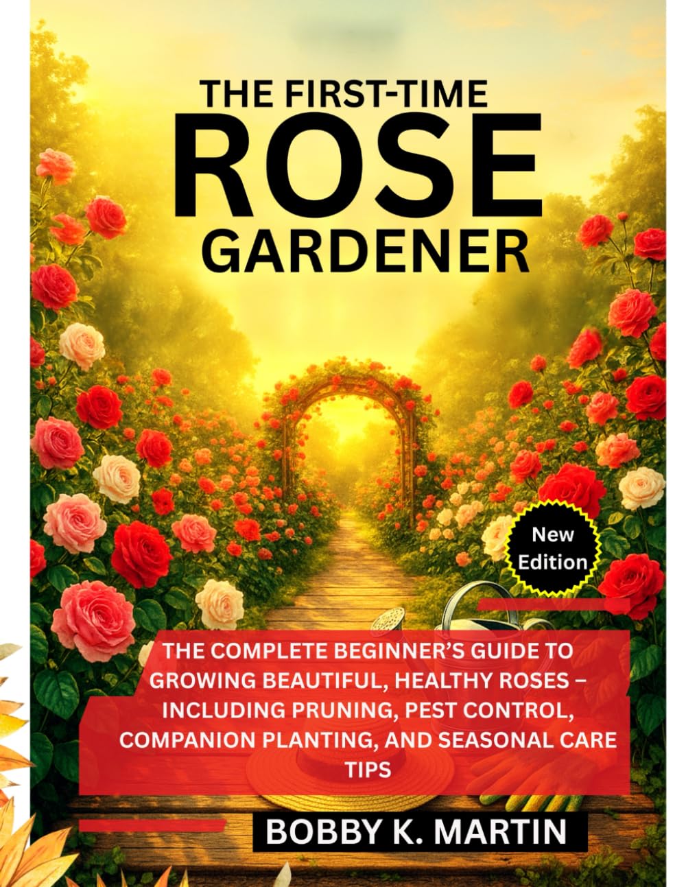 THE FIRST-TIME ROSE GARDENER: The Complete Beginner’s Guide to Growing Beautiful, Healthy Roses – Including Pruning, Pest Control, Companion Planting,