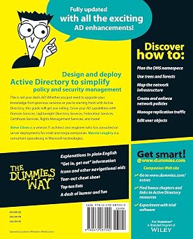 Active Directory For Dummies (For Dummies Series)