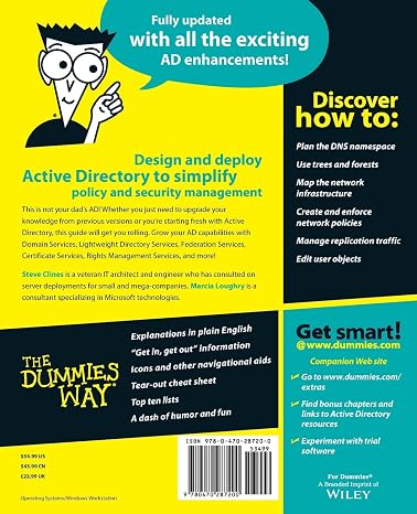 Active Directory For Dummies (For Dummies Series)