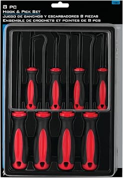 Performance Tool 1980 8-Piece Mini  Size Hook and Pick Set