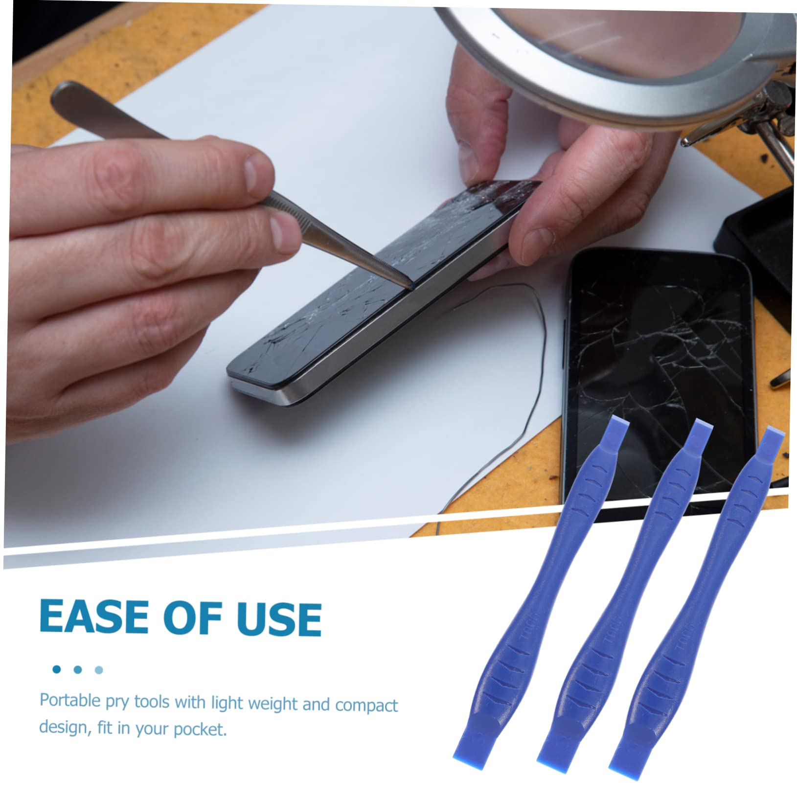 Mipcase Essential Repair Kit 20pcs Phone Opening Pry Tool Thin Pry Bar for Electronics