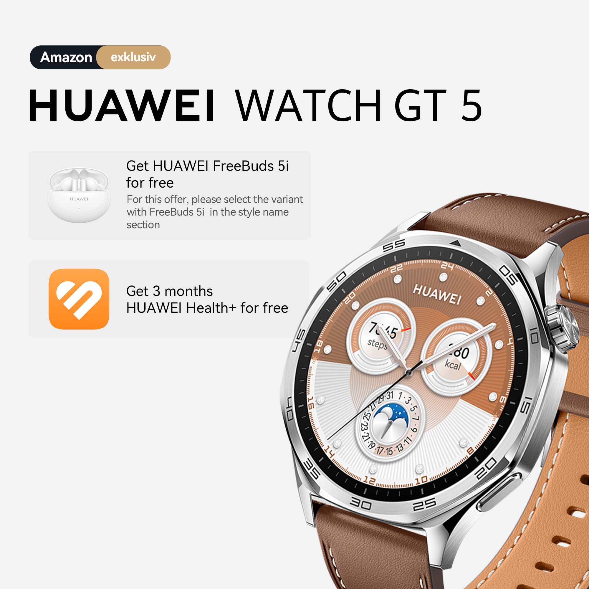 Smartwatch HUAWEI WATCH GT 5 46mm - Dettaglio