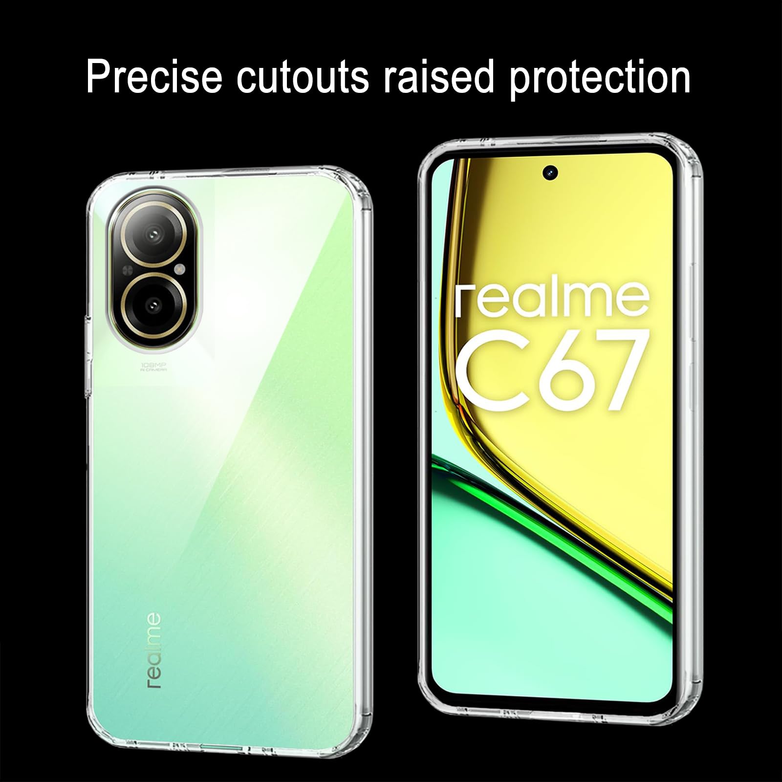 Vetro temperato per Realme C67 4G Protezione schermo Pellicola frontale antigraffio per Realme C67 Pellicola morbida per fotocamera  202192403