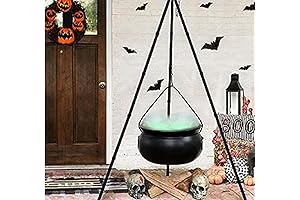 2024 Large Halloween Cauldron Candy Bowl with Lights