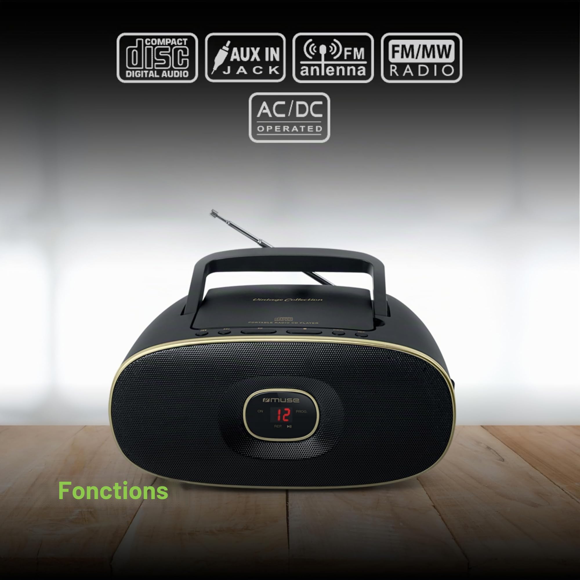 MUSE Radio CD MD202VT