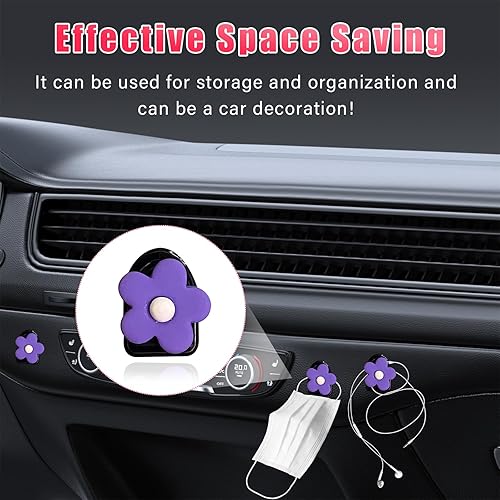 Miniatura 10 de Augeny 8 ganchos para reposacabezas de asiento de automóvil, organizador de almacenamiento para colgar ganchos de asiento de automóvil, ganchos