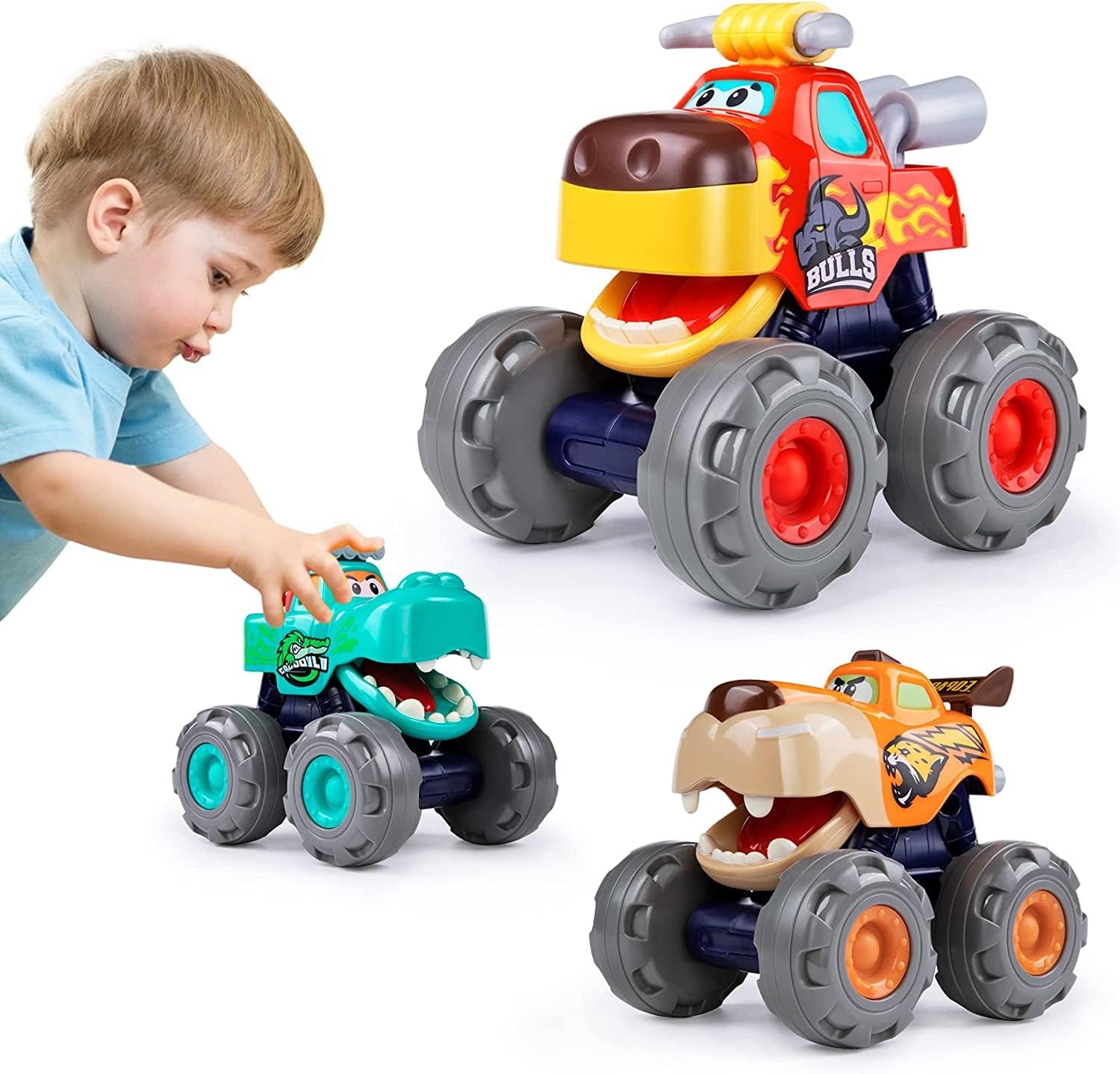Sponsored Ad – Toys for 1 Year Old Boys, Car Toys for 2 Year Old Boy Gifts, 3 Pack Monster Truck Old Boy Toy, Pull Back Push n Go Toy Cars for 1+ Year Old Boys, 1st Birthday Gifts