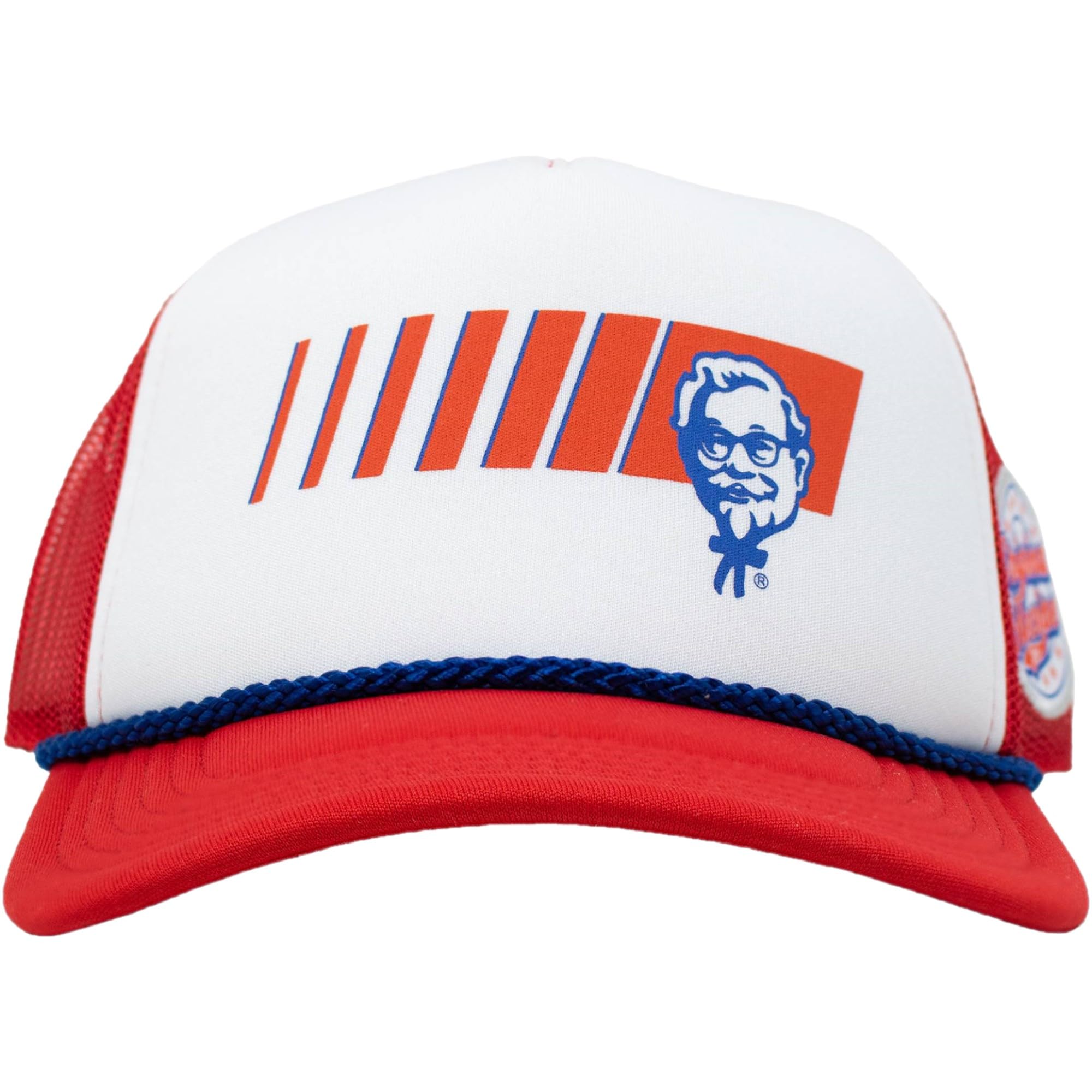 KFC Snap Back Structured Trucker Hat Vintage Colonel Sanders Original Recipe Patch Officially Licensed
