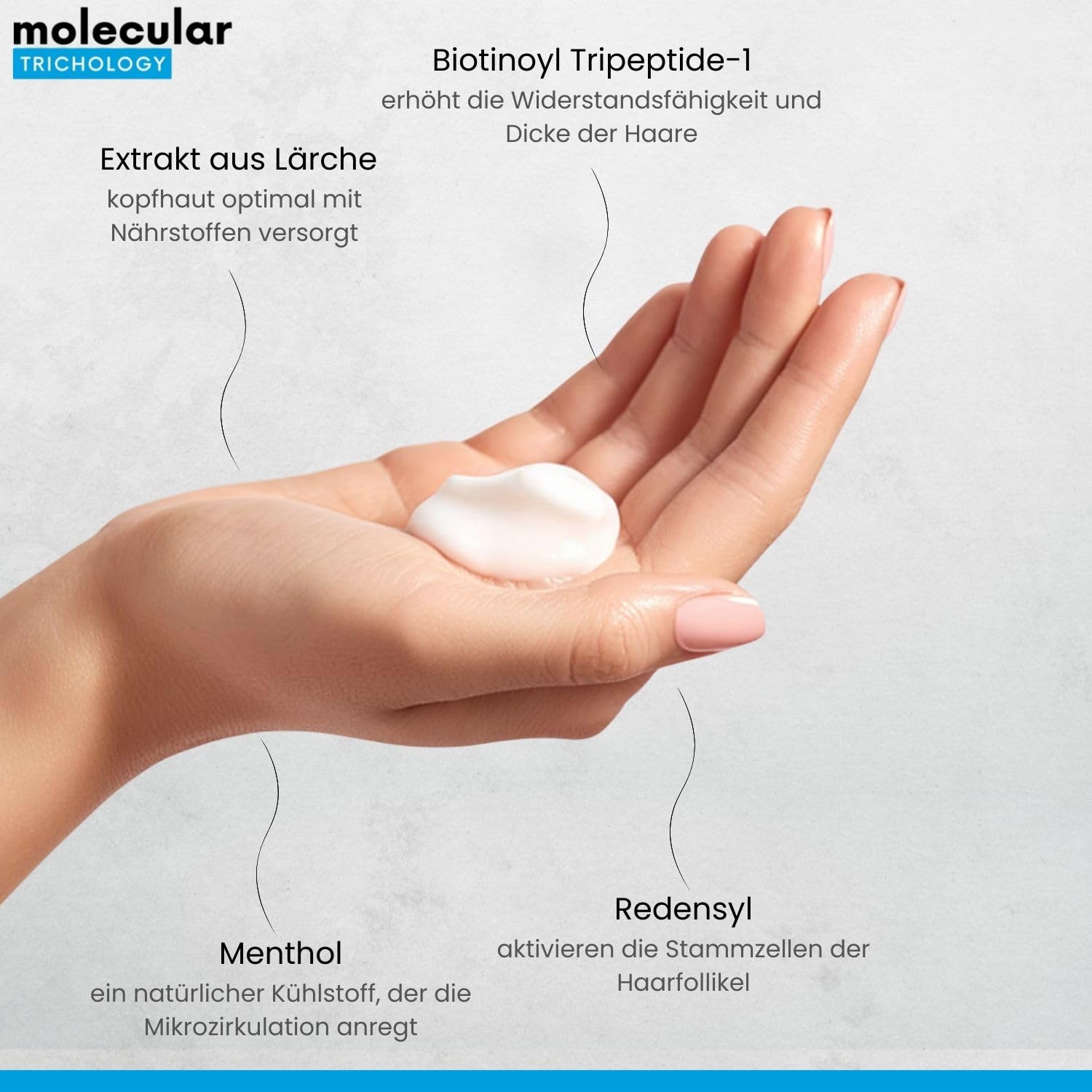 Haarlotion gegen Haarausfall für Herren, 100 ml | Alpha Haartonikum, für Haarwachstum, Trichologische Kopfhautpflege bei Dünner Werdendem Haar, Leave-in-Lotion ohne Ausspülen