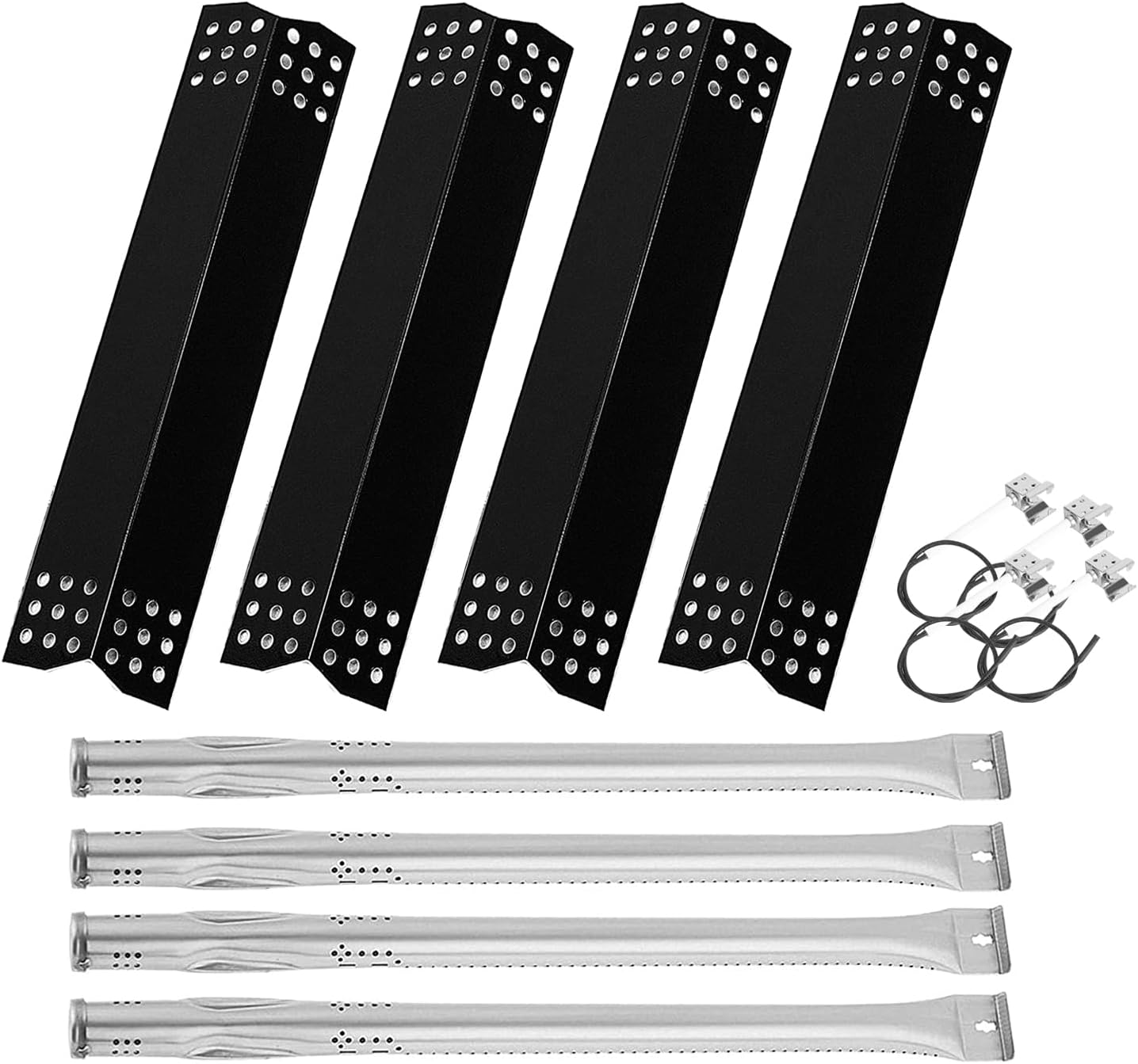 Heat Plate and Burners for Expert Grill 4 Burner 720-0789H 720-0789, Grill Parts for Expert Grill Parts Replacement 4 Burner 720-0789 XG19-101-002-02 Expert Grill 4 Burner Gas Grill Parts