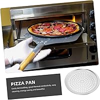 Vista 4 de Bandeja de pizza perforada Bandeja de hornear reemplazable Bandeja de hornear multifunción Placa de pizza reemplazable Bandeja de pizza