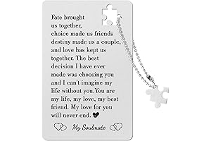 Husband Anniversary Birthday Valentine Card Gifts for Men Women Husband Wife Boyfriend