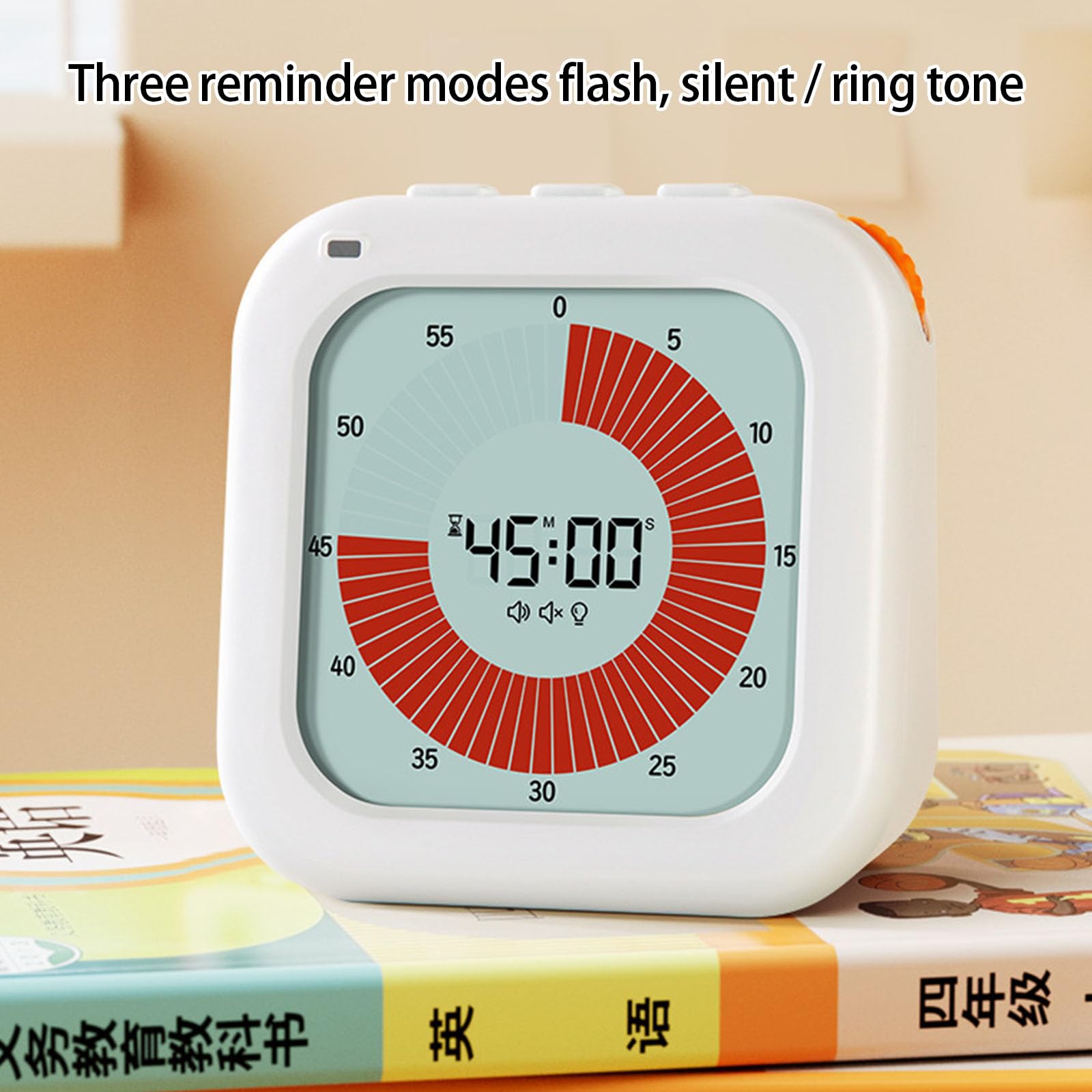 Temporizador visual para protección ocular con 3 modos de alarma