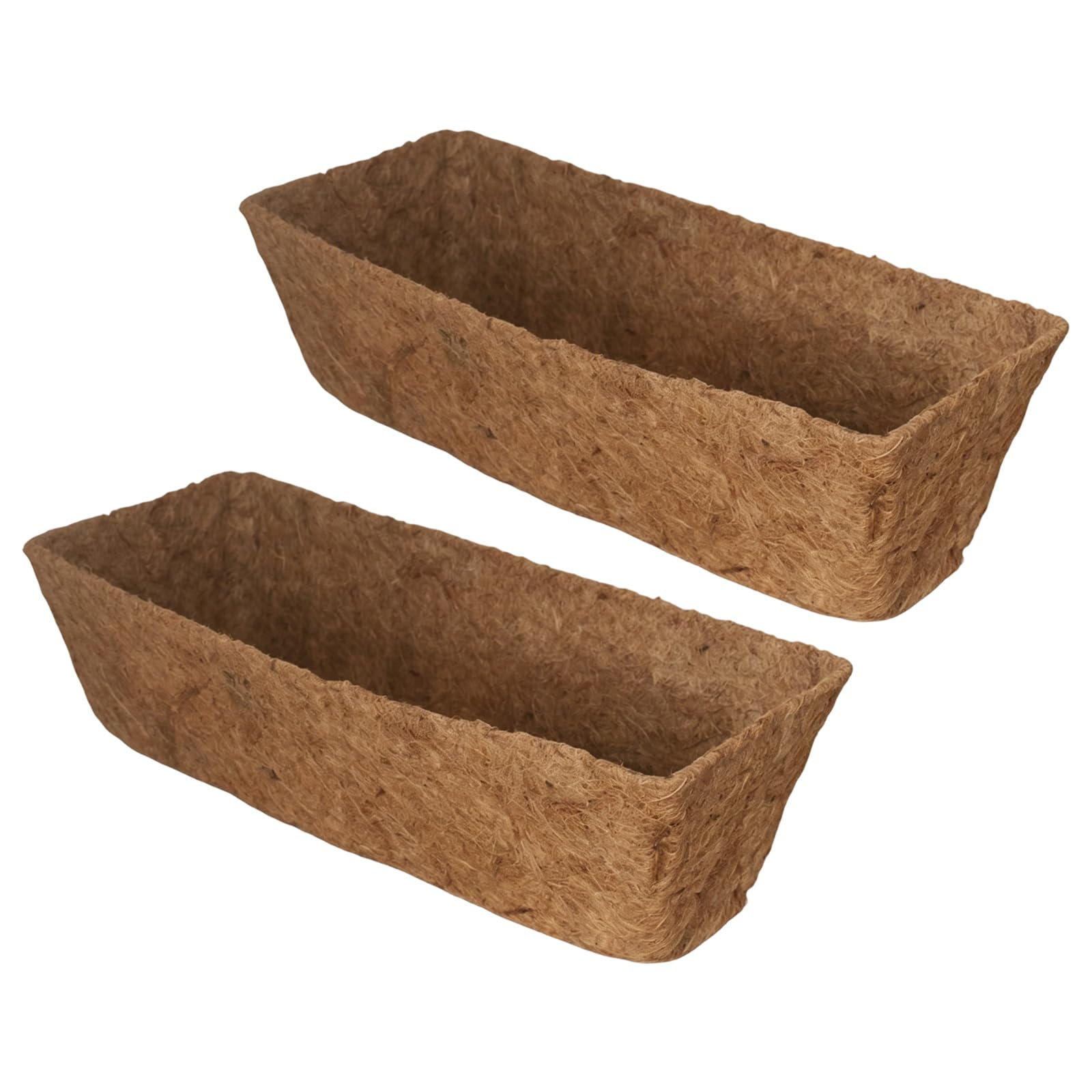 Limtula 30 Inches Window Box Liners Coconuts Liners For Planter Husk Plant Liner Hanging Basket Flowers Garden Decoration Husk Planter Basket Liner