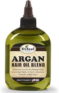 Difeel Argan Hair Oil Blend Travel Size 2.5 Ounce (PACK OF 6)