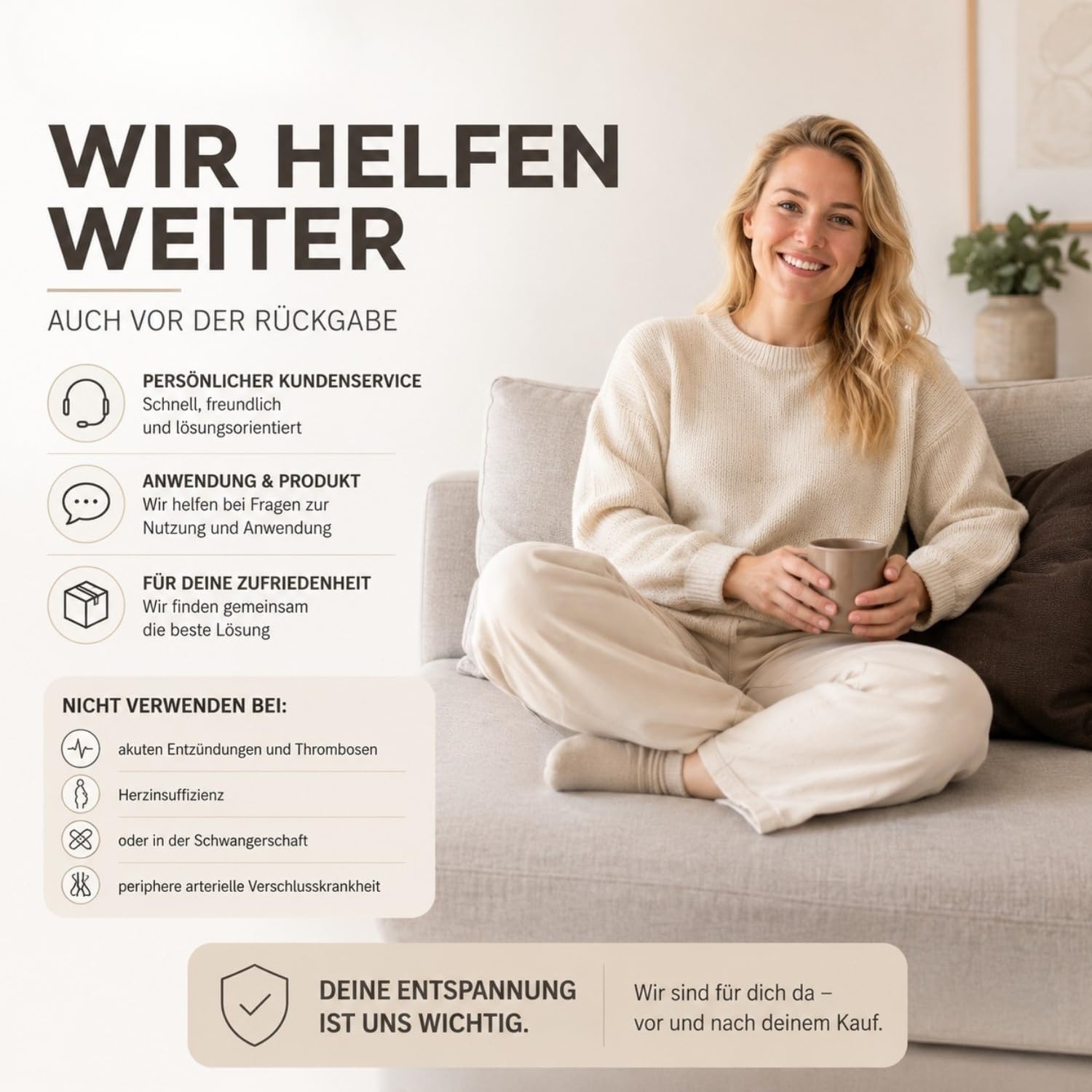 Venen Engel Venen Comfort Kissen zum Beine hochlagern | Stützkissen für Beine & Knie | Made in Germany | Beinkissen | Keilkissen | Beinhochlagerungskissen