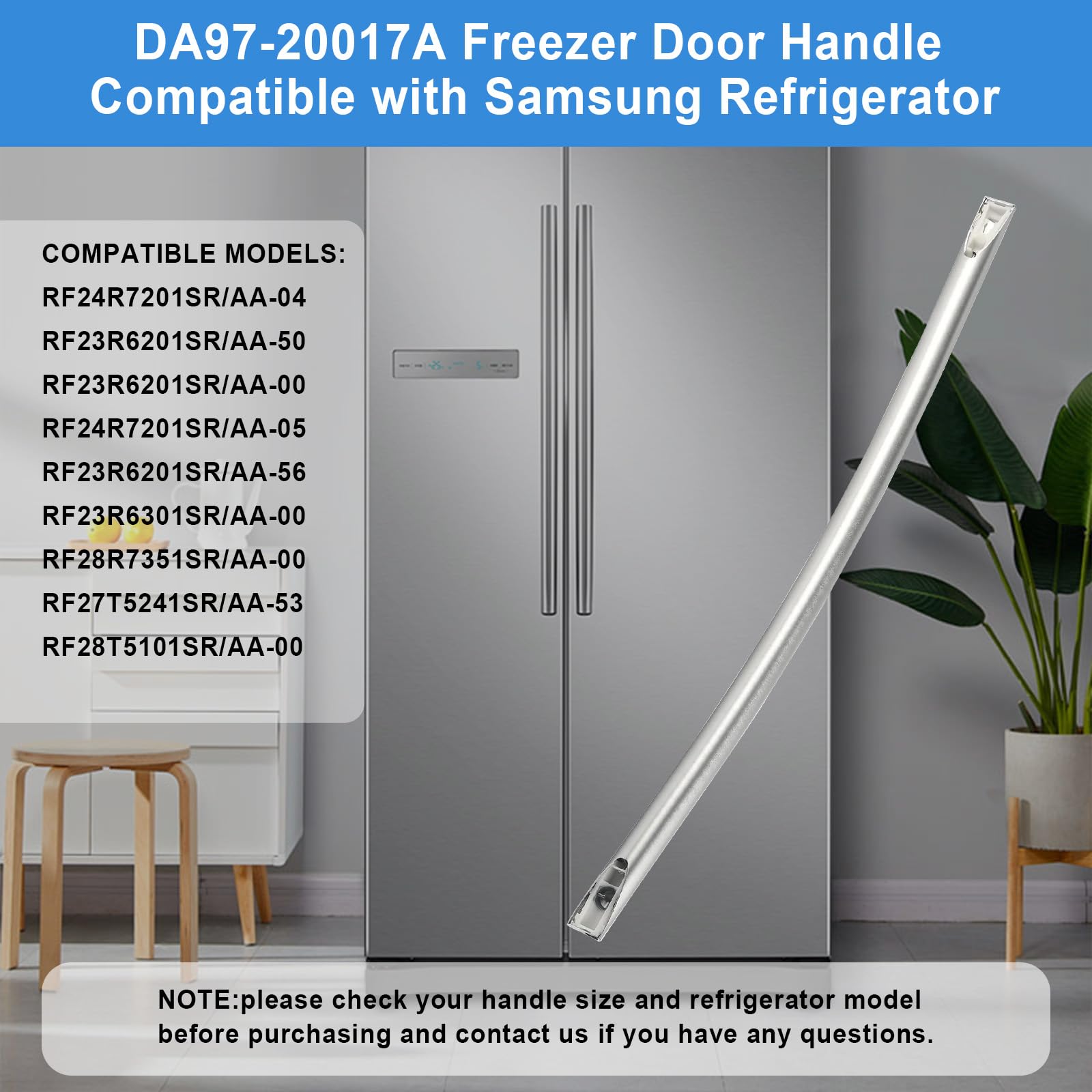 Amazon.com: DA97-20017A Freezer Door Handle Compatible with