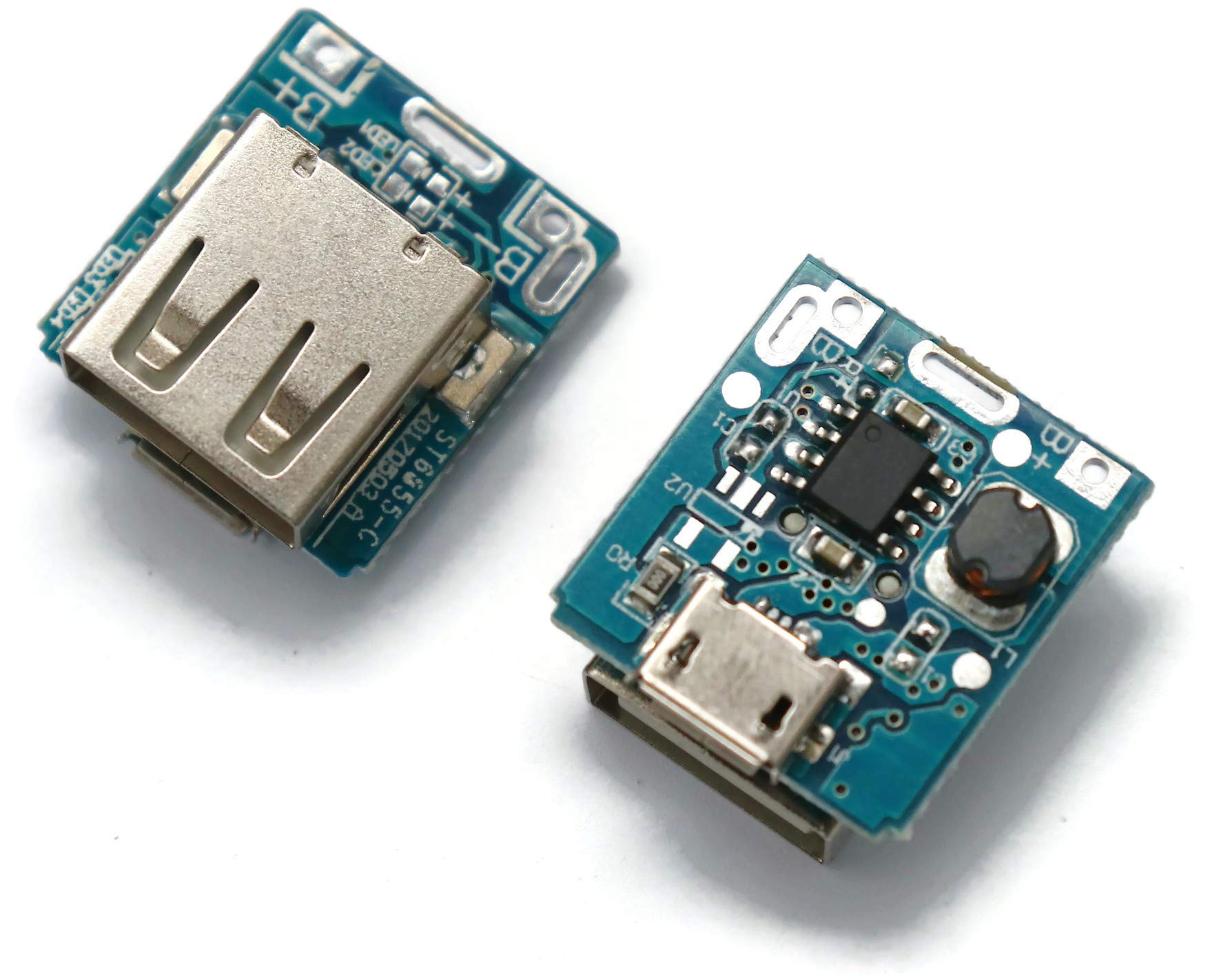 Electronicspices PACK OF 20 134n3p, t6845-c 5V Micro USB DIY Powerbank Charging Module Circuit Board Step Up with LED Indicator-image-43