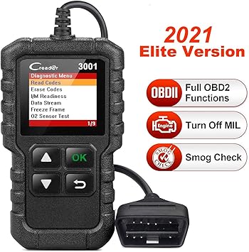 Fr Launch Cr3001 Creader 3001 Obd2 Scanner De Voiture Outil De Diagnostic Automobile Pour Eteindre Le Voyant De Verification Du Moteur Prise En Charge Du Capteur O2 Test Du Systeme Evap