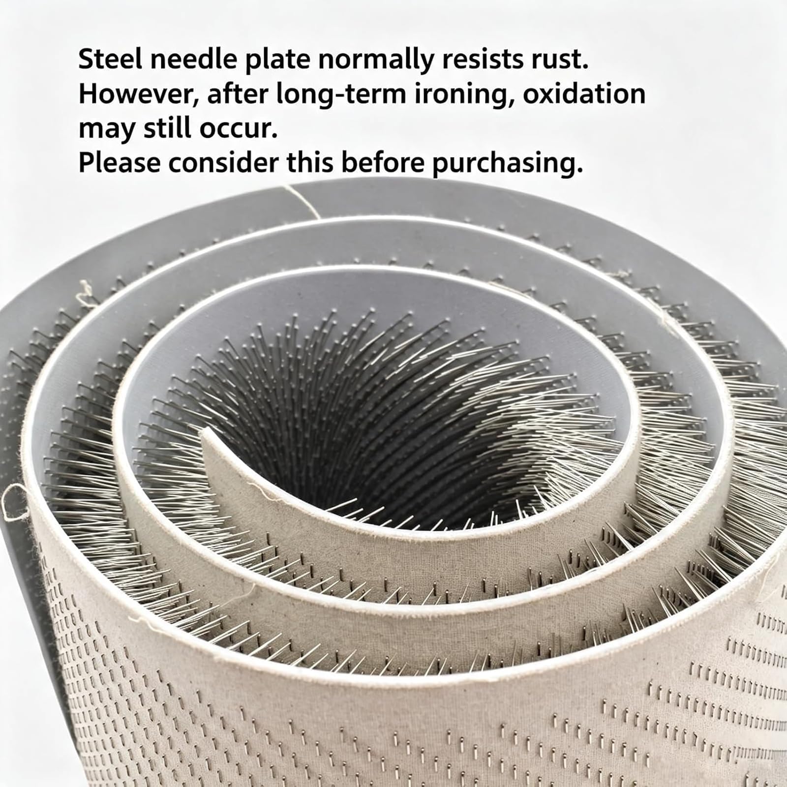 Tabla De Planchar De Acero Inoxidable para Terciopelo, Herramienta De Planchado De Telas A Prueba De Aplastamiento con Agujas Finas De 16 Cm, Tabla De Acabado para Terciopelo, 30cm