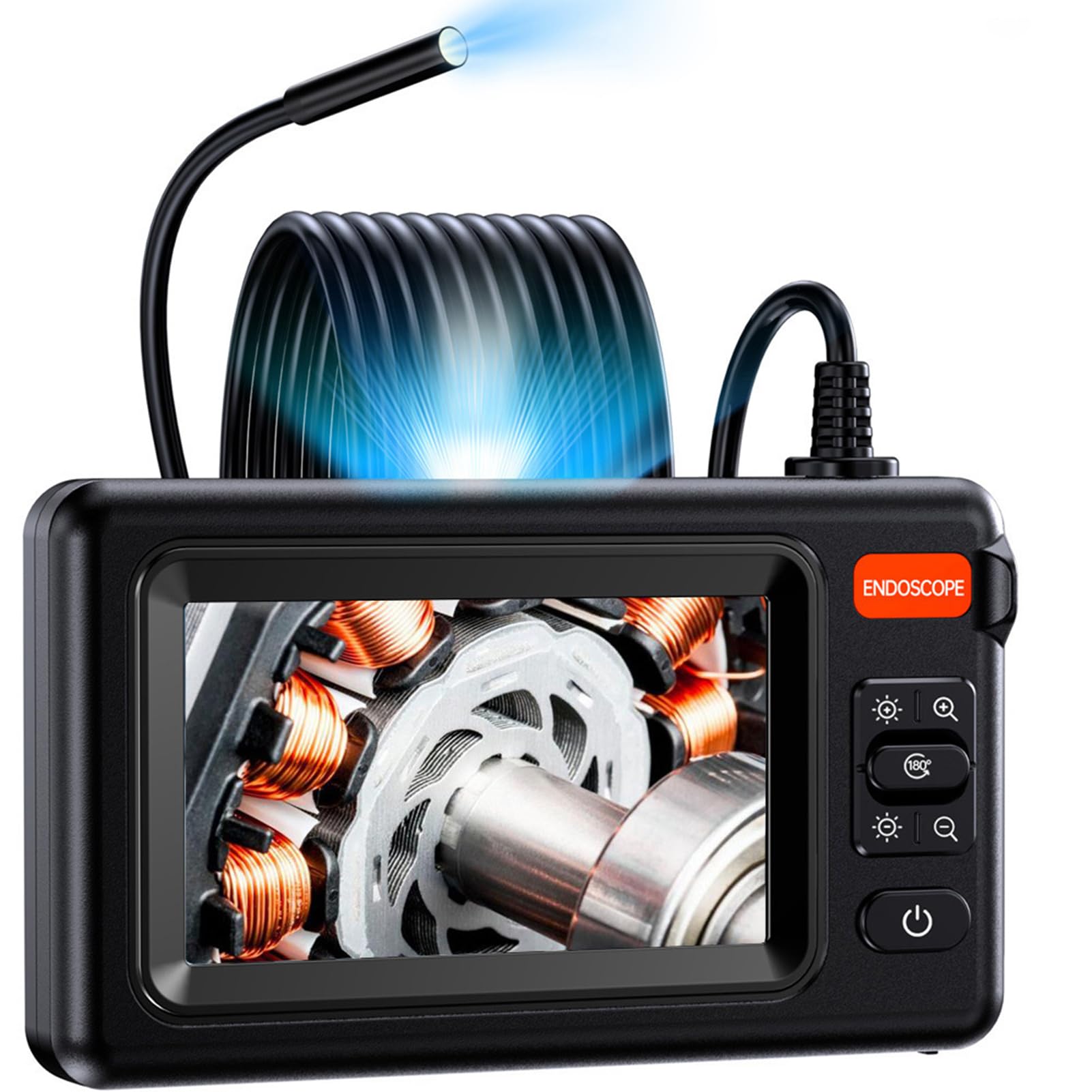 Cámara de Inspección de Endoscopio Industrial IP67 con Cable 5 M