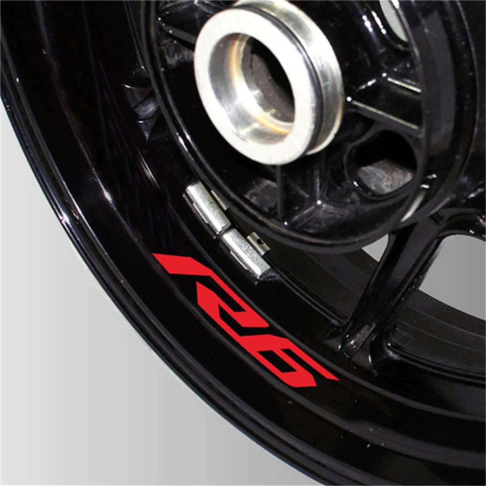 Decorative Stickers Motorcycle Wheel Stripe Sticker Reflective Hub Tire Rim Tape Decals Decorative Waterproof for Y-AMAHA YZF-R6 R6S R6