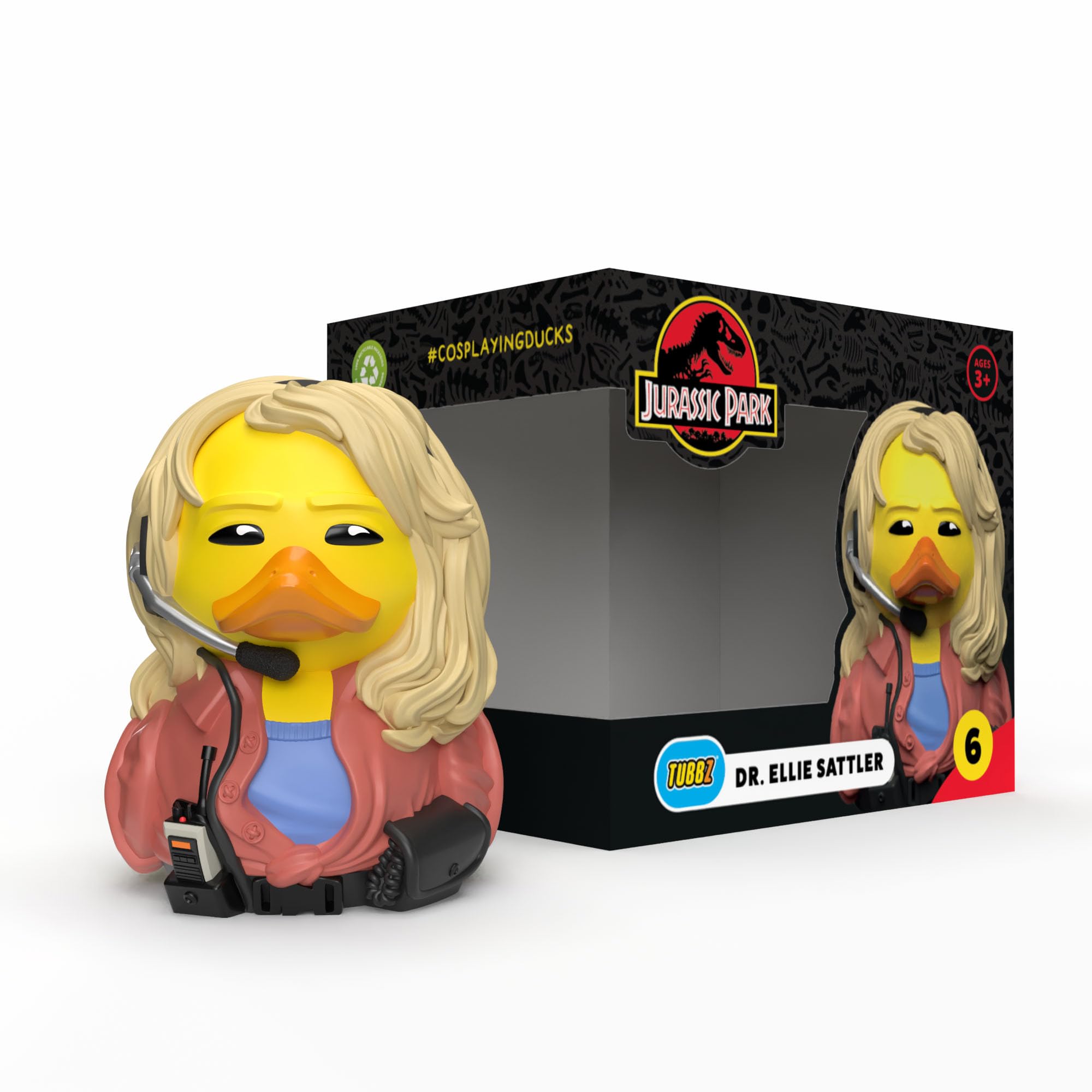 TUBBZ Boxed Edition: Jurassic World - Dr Ellie Sattler Cosplaying Rubber Duck Vinyl Figure