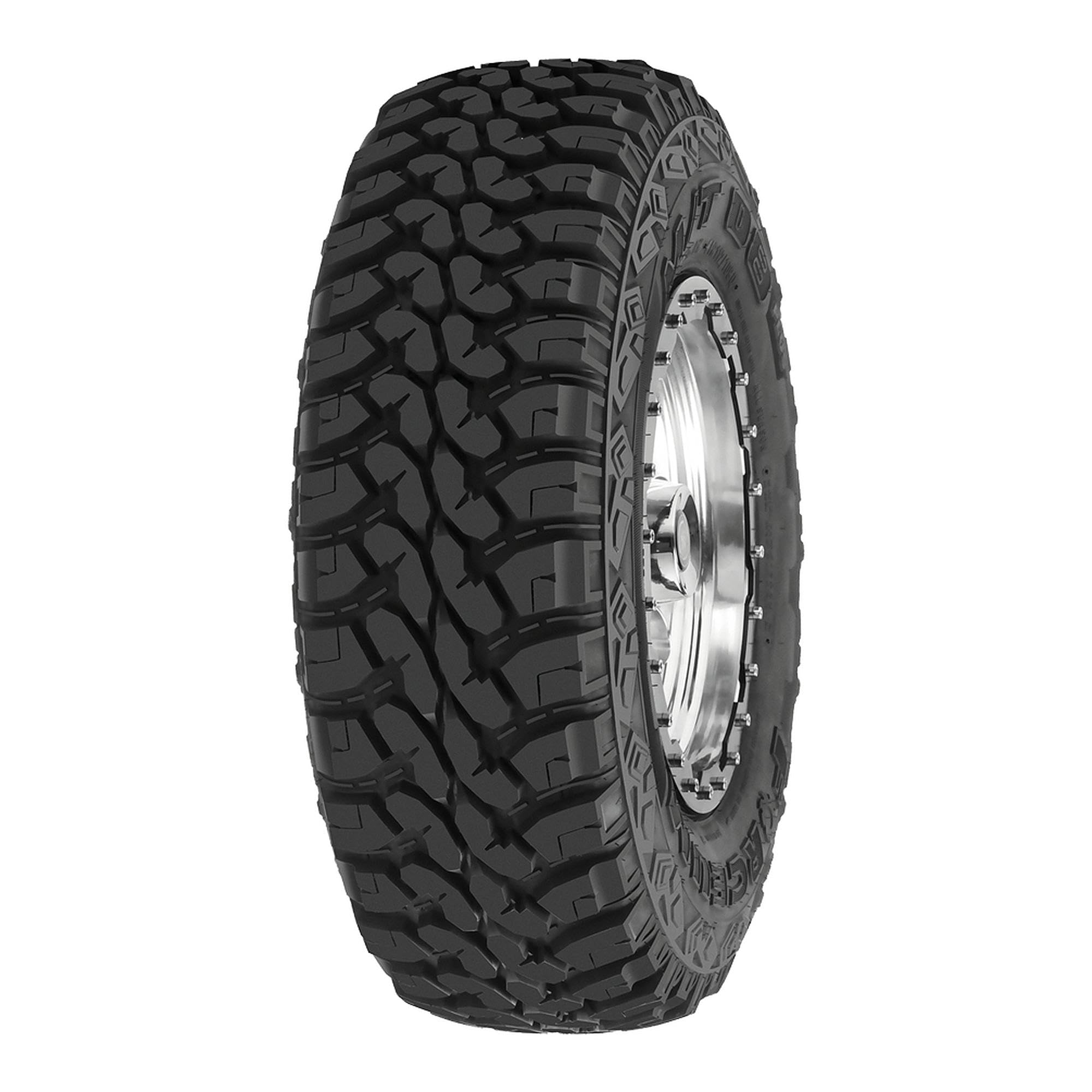 Set of 4 (FOUR) Forceum M/T 08 Plus Mud Off-Road Light Truck Radial Tires-165/80R13 165/80/13 165/80-13 94/93Q Load Range D LRD 8-Ply BSW Black Side Wall