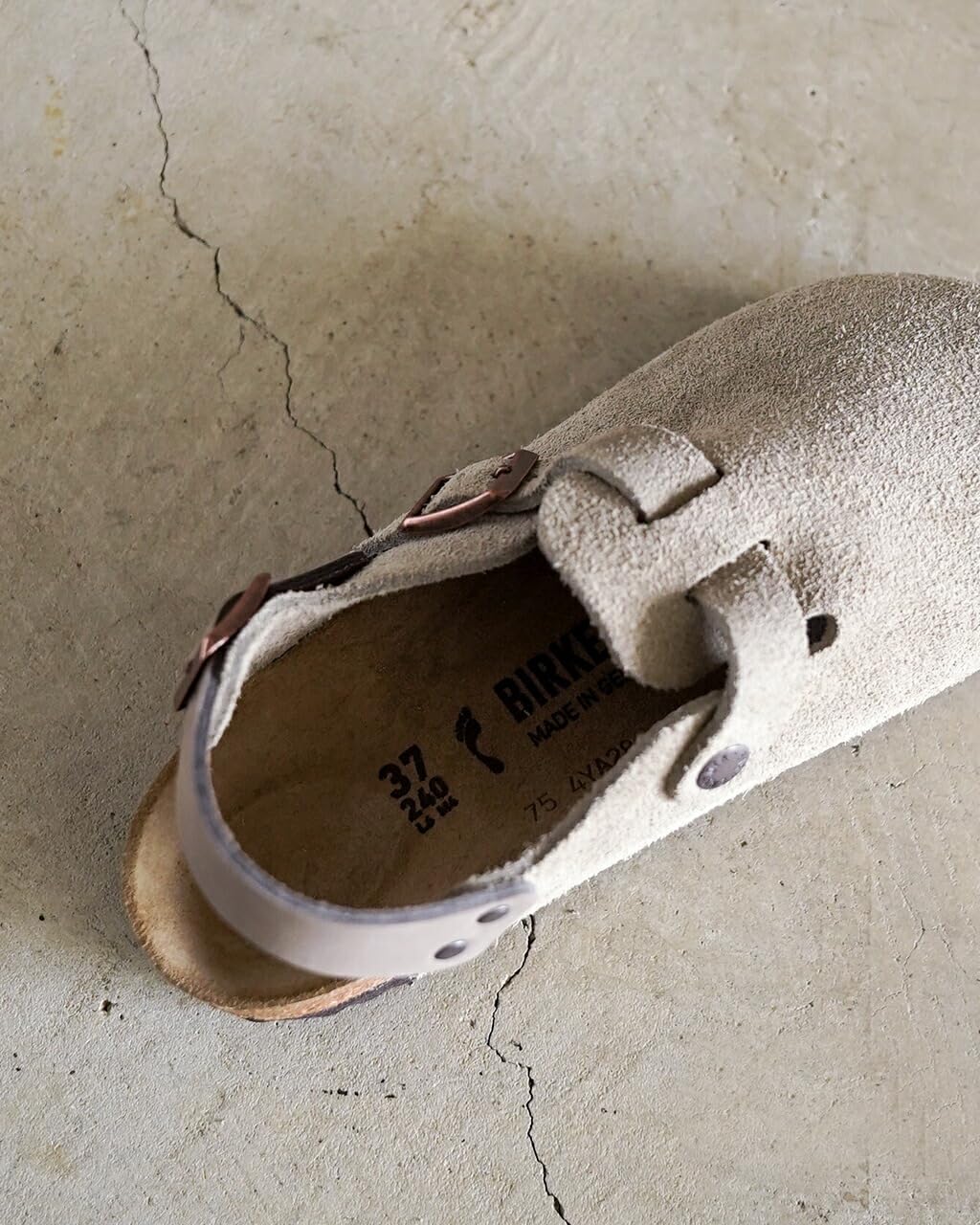 Birkenstock Sabot Tokio in camoscio Taupe Donna 1028323 Taupe 38