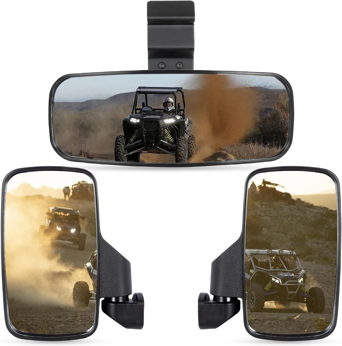 Esploratori Universal UTV Side Mirrors,UTV Mirror with Two Installation Methods