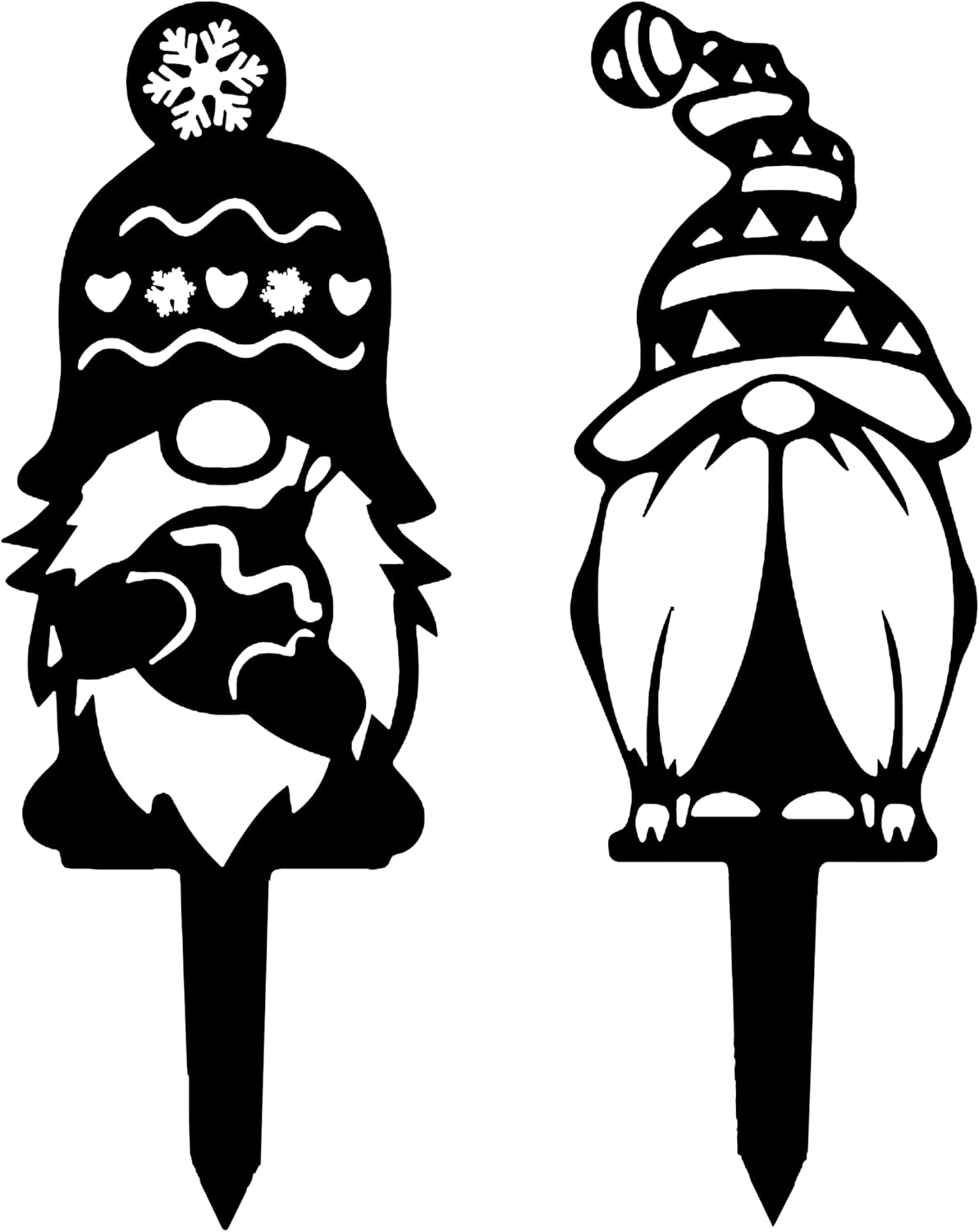 MOMOBO Garden Stake Gnomes Decor Sign Store Sign Custom Name Sign Metal Wall Art Personalized Last Name Plaque Outdoor Metal Wall Art Personalized Gift for Wedding/Housewarming