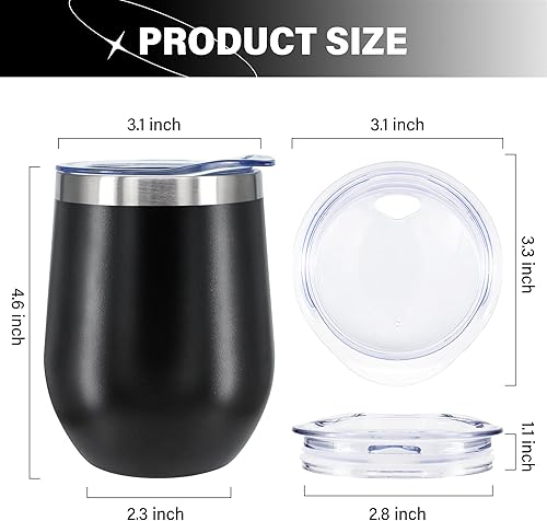 Miniatura 4 de Vaso de vino de 12 onzas con tapa con temática de la Florida, taza de café de acero inoxidable aislada al vacío, taza de viaje del orgullo estatal,